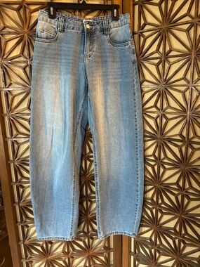Refuge Denim Barrel Light Blue Wide Leg Jeans size 3